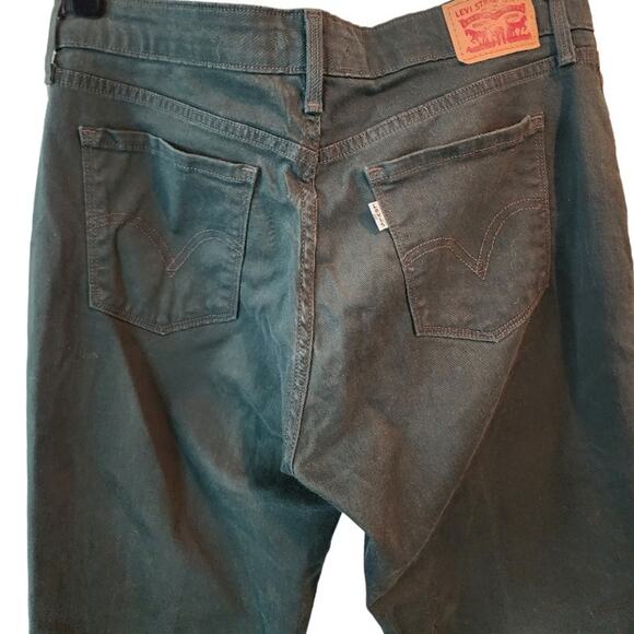 Levi’s 505 Straight Leg Jeans Dark Green Women’s 30 - Picture 5 of 6